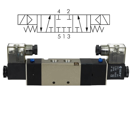 5/3 elektromagnetni razvodnici - Elektomagnetni razvodnik -zatvoren- - 4V 230C-06 / 1005